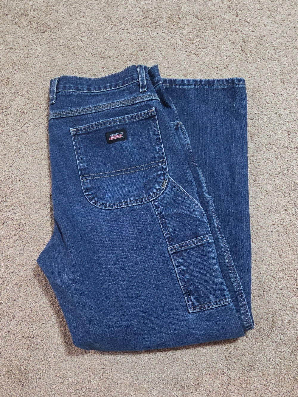 Dickies Men’s Denim Carpenter Painter Pants. 36X32